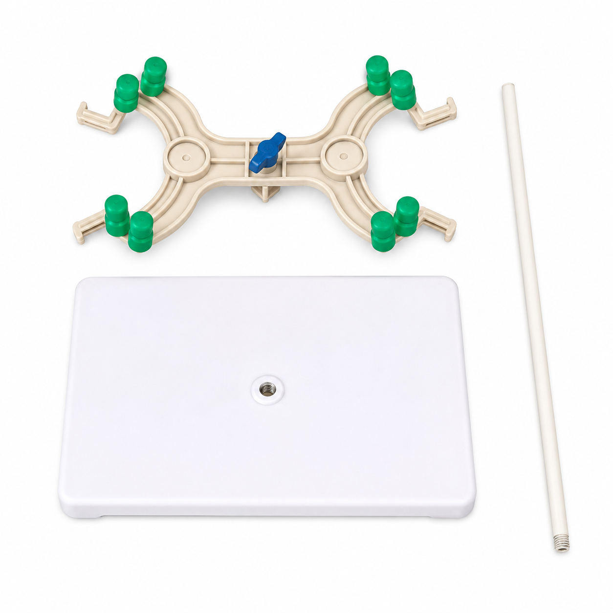 Double burette clamp