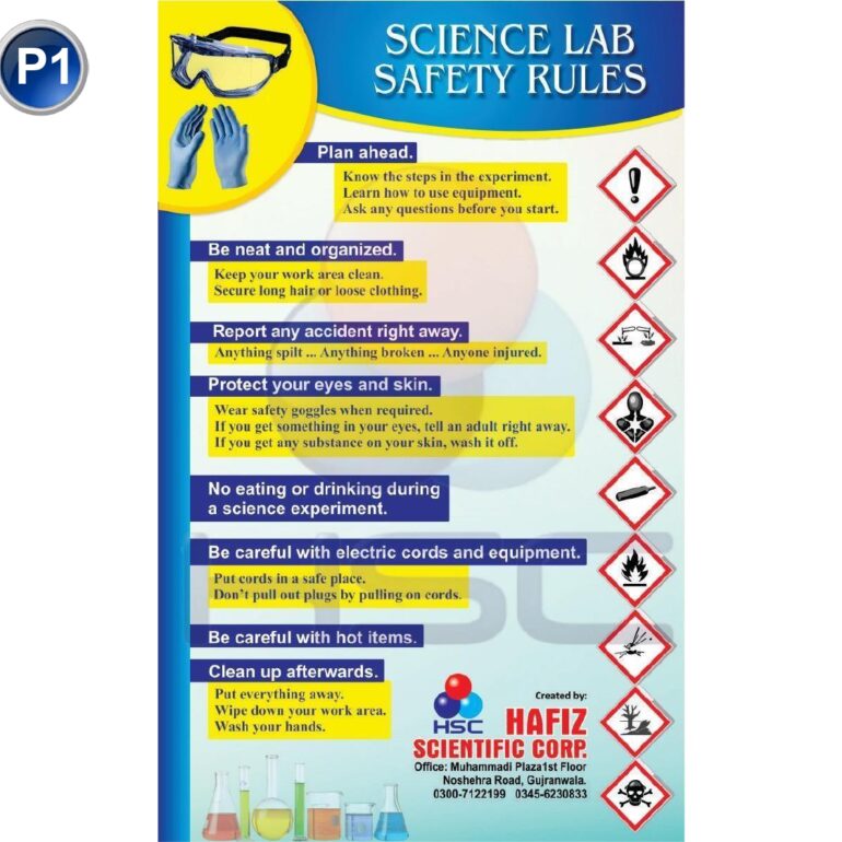 Science lab safety rules